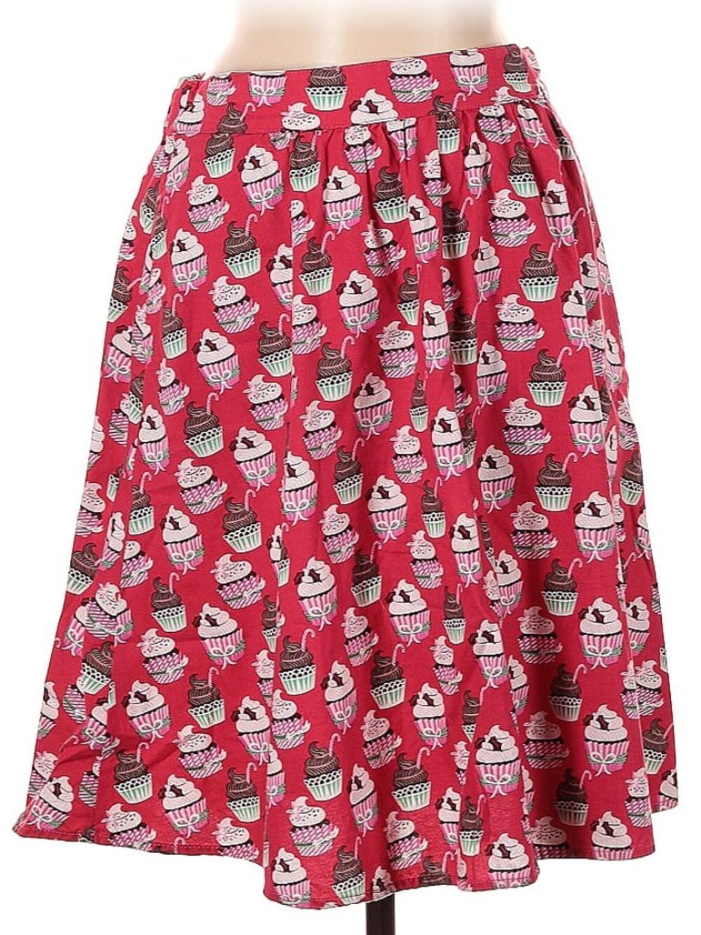 MODCLOTH Cupcake Novelty Print Skirt WHIMSICAL WHIMSIGOTH EUC RARE